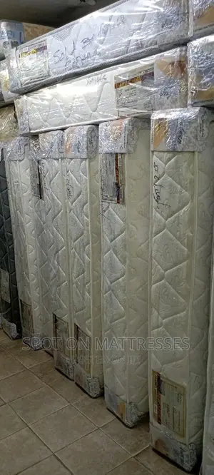 6by6 10inch Pocket Spring Mattresses {10yrs Warranty}