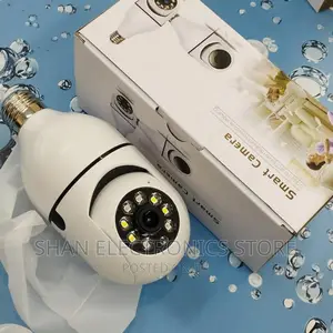 Wifi Wireless CCTV Camera 1080p Bulb Shape PTZ V380'