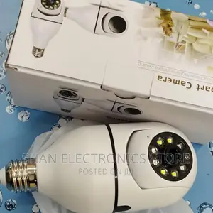 CCTV Camera 1080p Bulb Shape PTZ V380 Pro | CCTV Security *