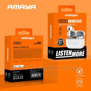 Amaya TK 03 Wireless Earbuds - 20 HRS Play Time 1yr Warranty