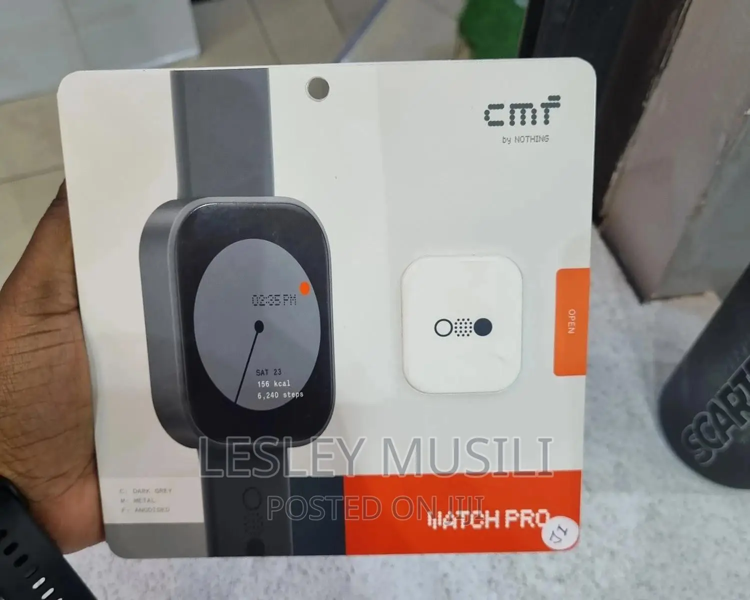 Nothing CMF Watch Pro Black.
