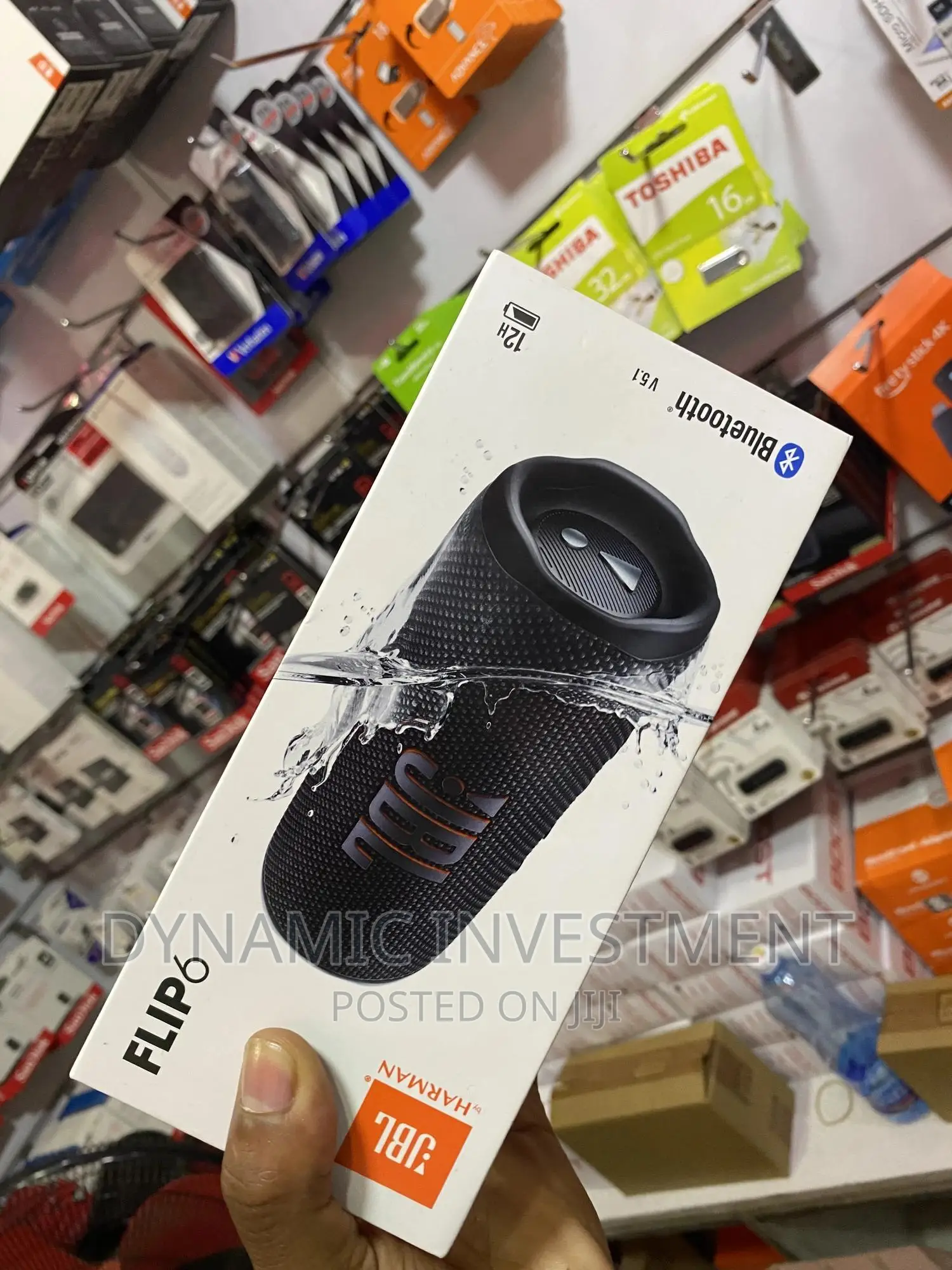 JBL Flip 6 - Portable Bluetooth Speaker, Powerful Sound Ipx7