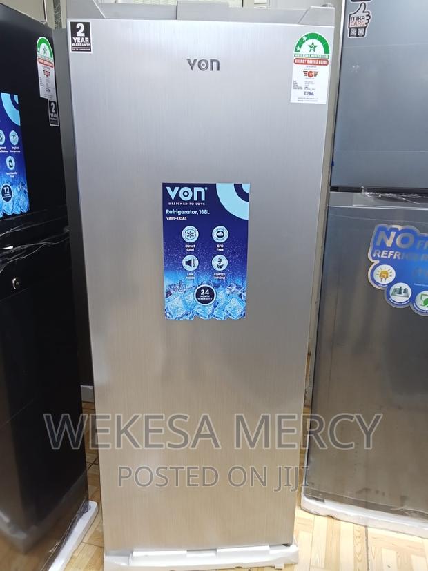 Von VARS-17DAS Single Door Fridge 168l- Silver