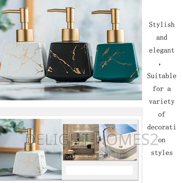Marble Classy Ceramic Soap Dispenser - thumbnail 3
