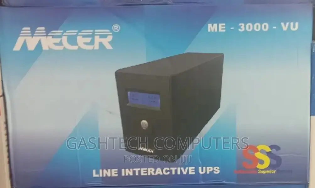 Mecer 3kva 3000va 1200W Line Interactive UPS