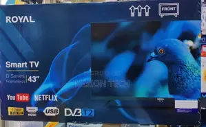 Brand New Frameless Royal 43 Inches Smart Android Tv