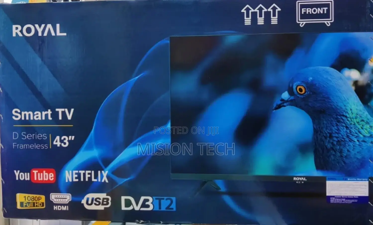 Royal 43 Inches Netflix Youtube Smart Android Tv