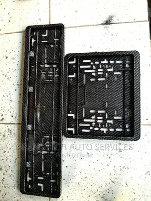 Carbon Fibre Numbers Plate Holders