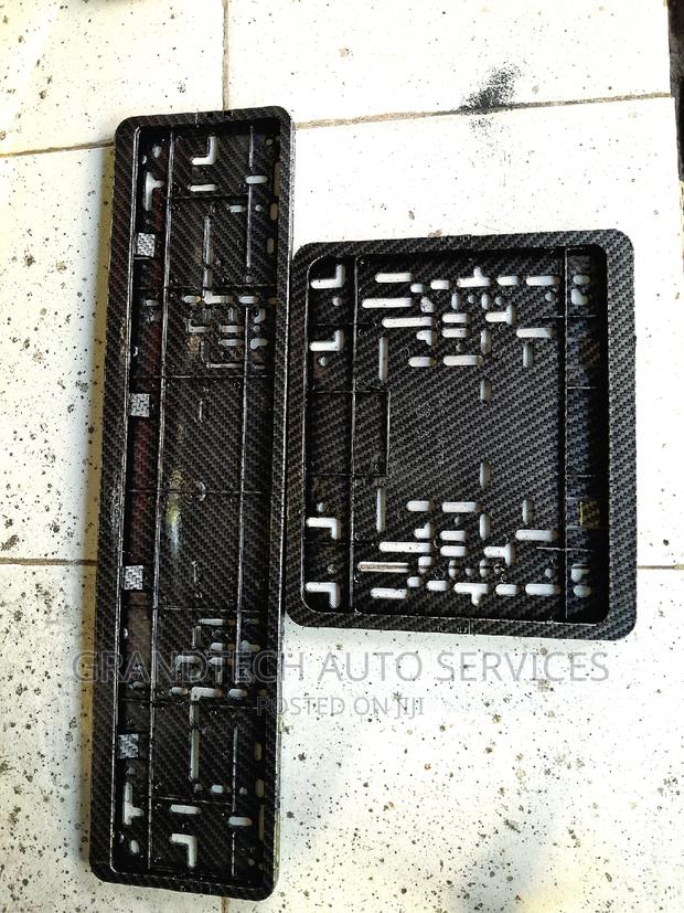 Carbon Fibre Numbers Plate Holders