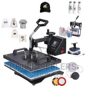 New 8 In 1 Combo Heat Transfer Heat Press Machine For Mug/Hat/T-shirt