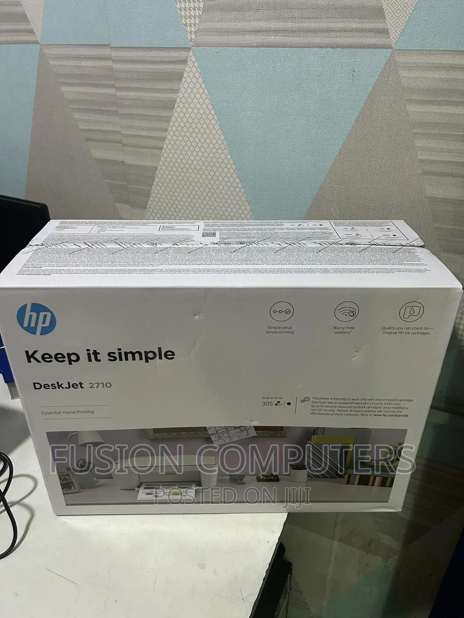 HP Deskjet 2710 All-in-One Printer With Wireless Printing