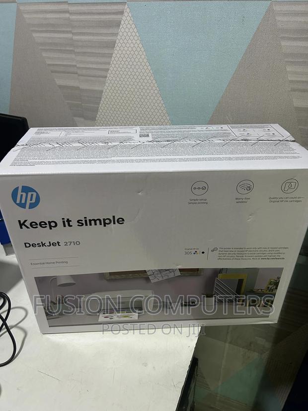 HP Deskjet 2710 All-in-One Printer With Wireless Printing - thumbnail 3