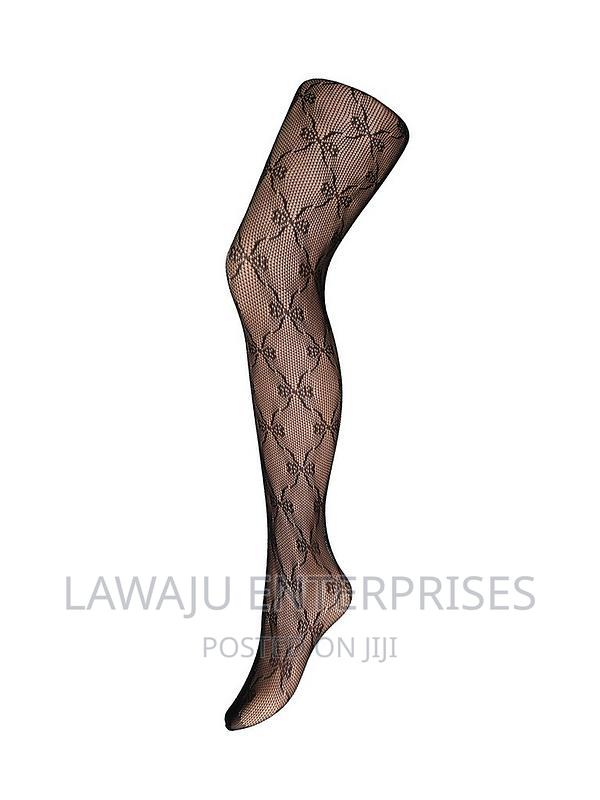 Bow Fishnet Stockings - thumbnail 2
