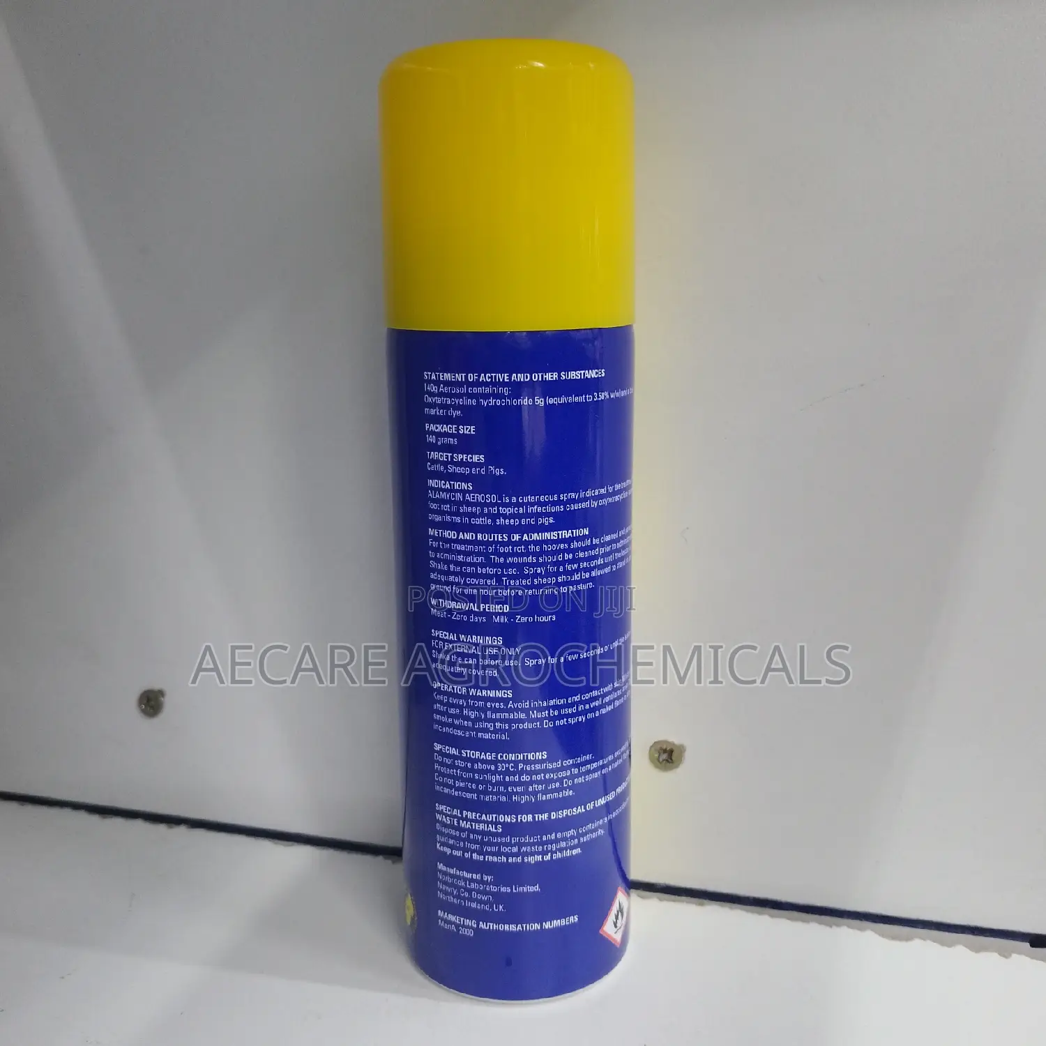 ALAMYCIN AEROSOL 3.58% W/W Cutaneous Spray 140 Grams