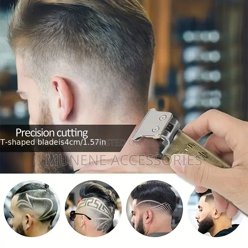 Pro Rechargeable Hair Smart Trimmer Clipper Men Vintage T9