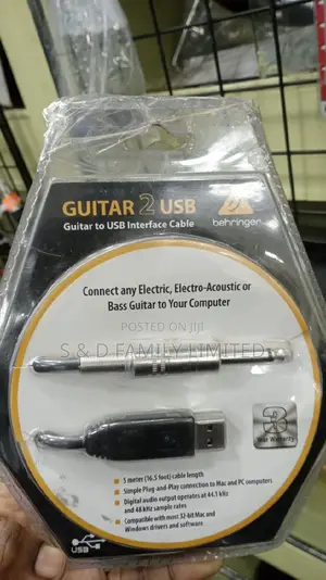 Guitar to USB Interface Cable
