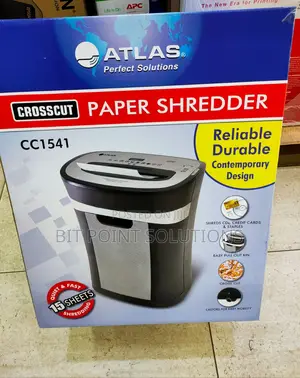 Atlas 15sheets Shredder Cc 1541 '! 15sheets Shredder '! Cc15
