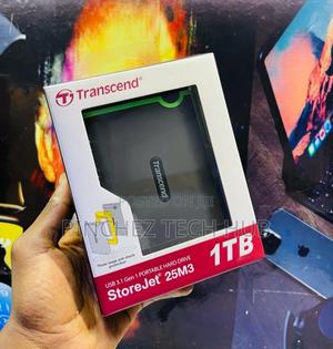 1 Tb External Transcend Hard Drive - main view