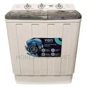 Von VALS-75BWY Twin Tub Washing Machine - 7.5KG