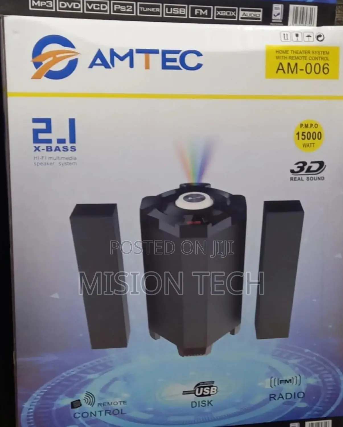 Brand New Amtec Fm Radio Connect Sound System