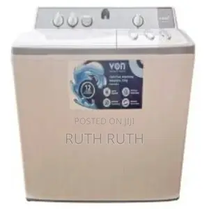 Von Twin Tub Washing Machine, White - 12KG
By Von