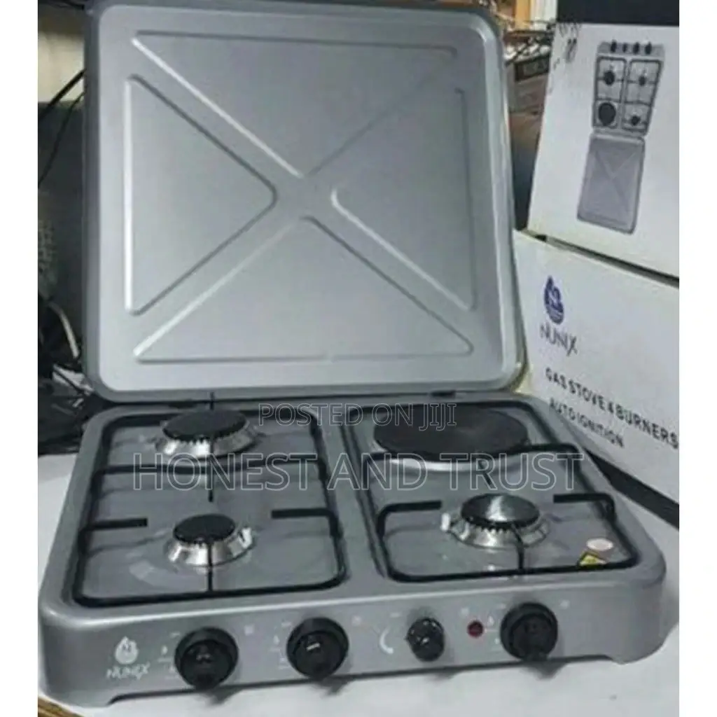 Nunix 4 Burner Gas Cooker.