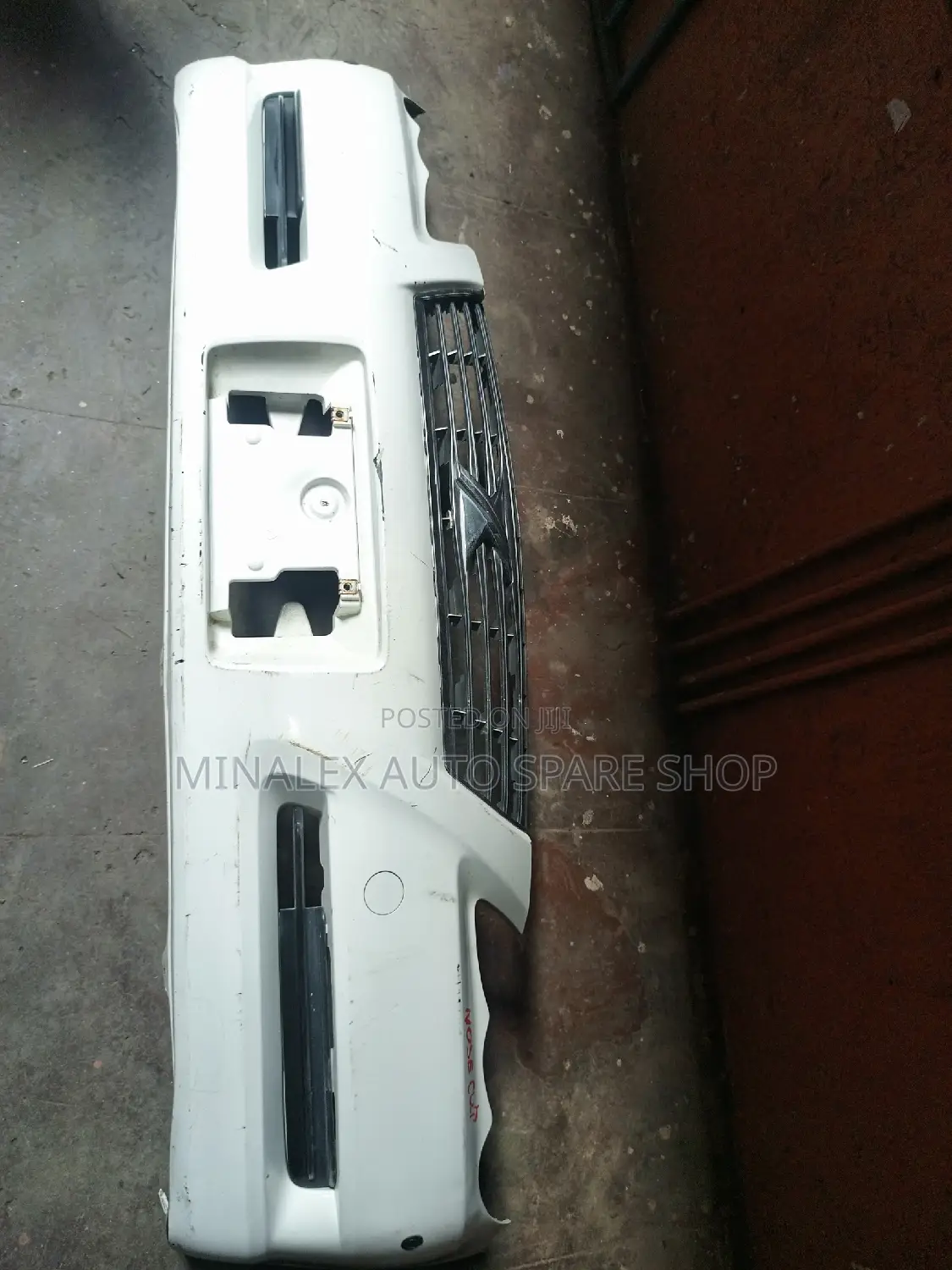 Toyota Mark X Earlier Model White Front Bumper