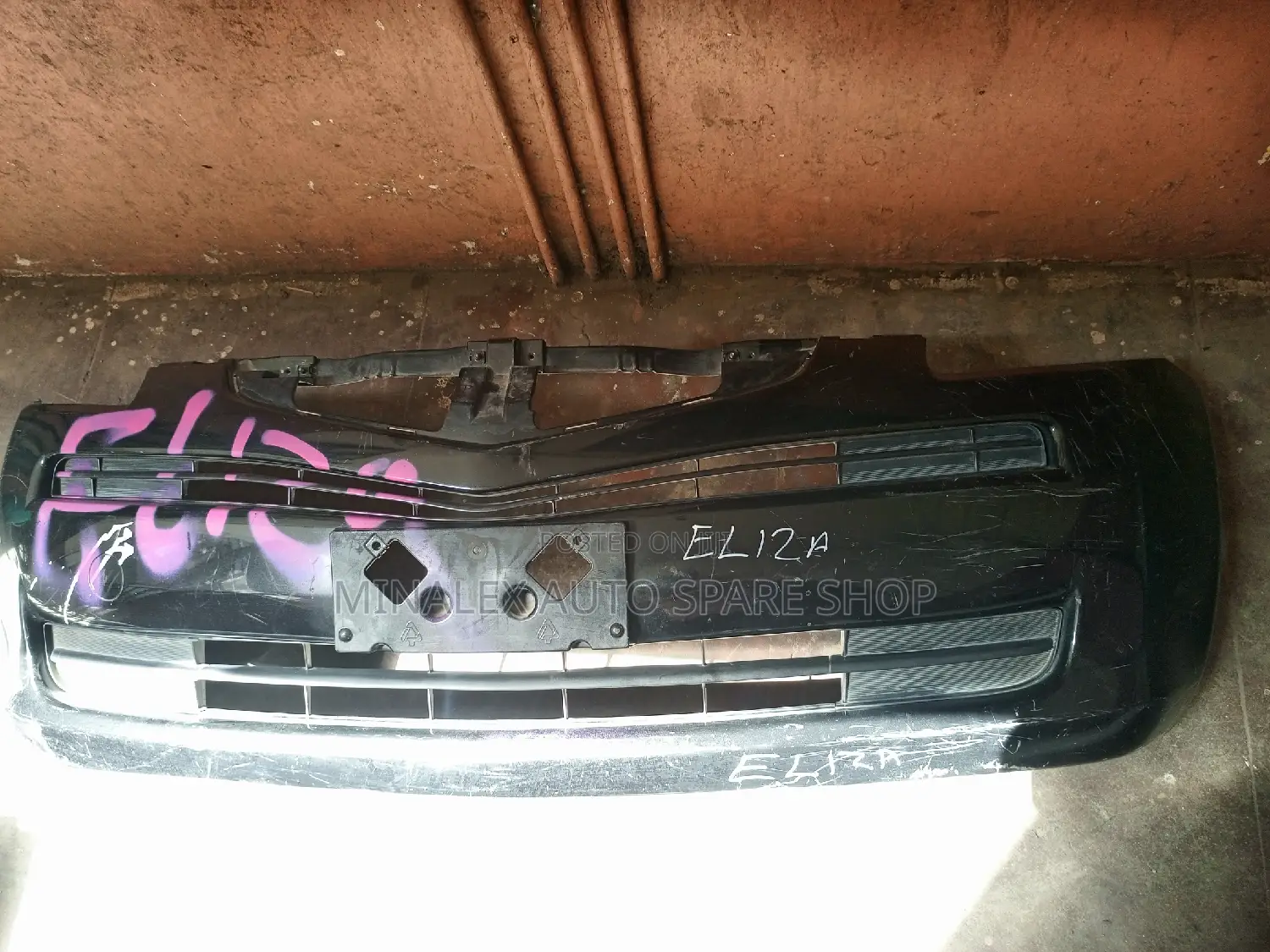Ex-Japan Front Bumper Toyota Ractis Old Model Black