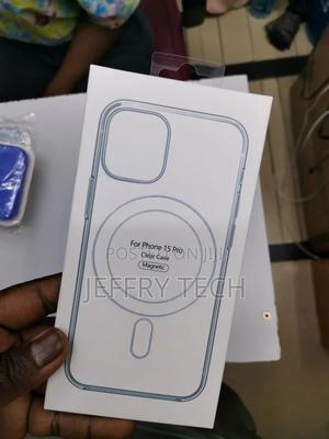 iPhone 15 Pro Magnetic Case Clear Transparent Slim Shockproo - thumbnail 2