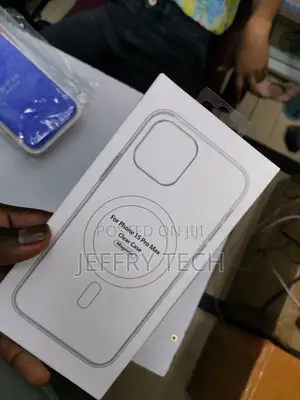 iPhone 15 Pro Max Magnetic Case Clear Transparent Slim Shock