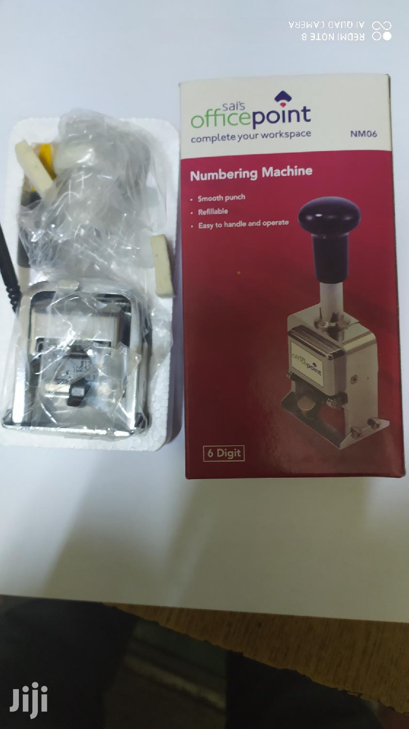 Office Point Numbering Machine 6digits