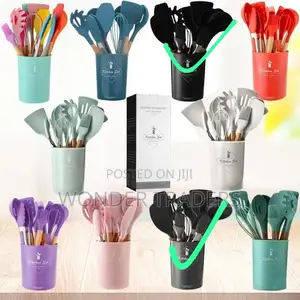 *12pc/11pc Silicon Spoons* (Grey)