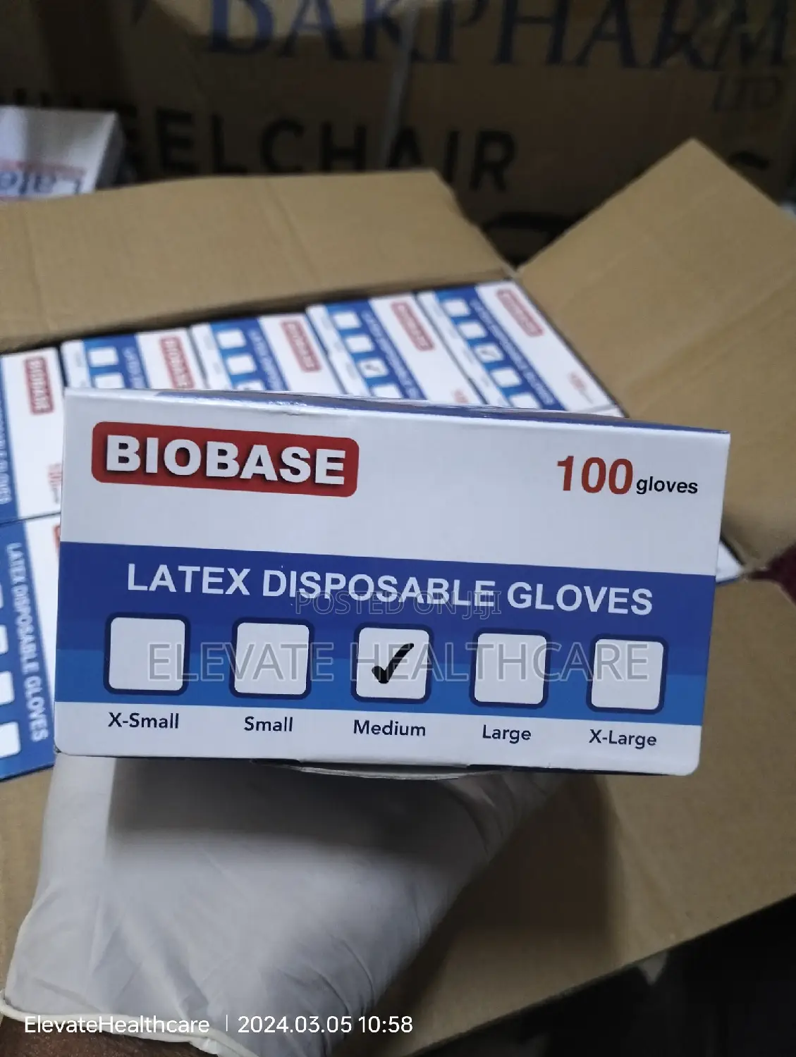 Latex Disposable Gloves (Powdered)