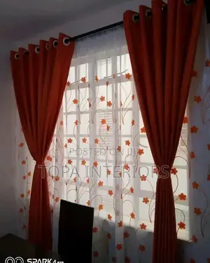 New House Generic Plain Window Curtains