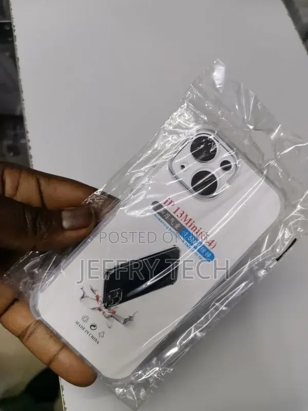 iPhone 13 Mini Case Clear Shockproof Cover Glass Screen P