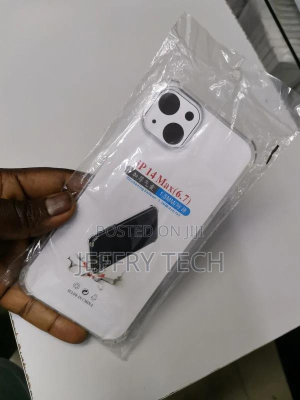 Shockproof iPhone 14 PLUS Tpu Case - Transparent - thumbnail 3