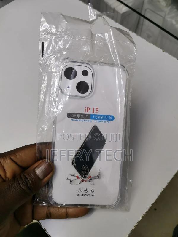 iPhone 15 Clear Case Shockproof Tough Gel Transparent Air C - main view