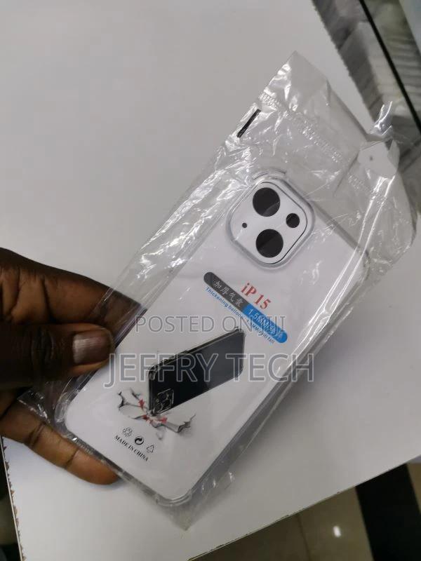 iPhone 15 Clear Case Shockproof Tough Gel Transparent Air C - thumbnail 3