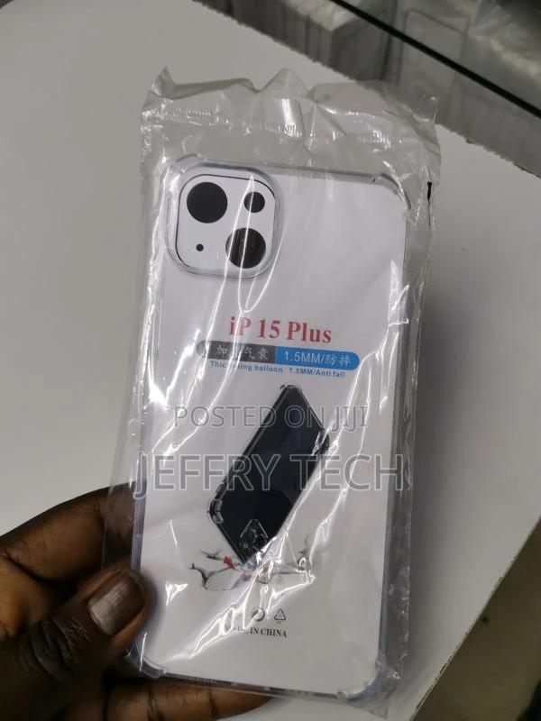 iPhone 15 Plus Soft Clear Shockproof Cases Silicone Phone Ca