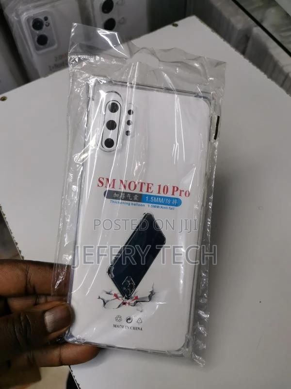 Samsung Note 10 Pro Clear Case Soft Frame Bumper Shockproof - main view