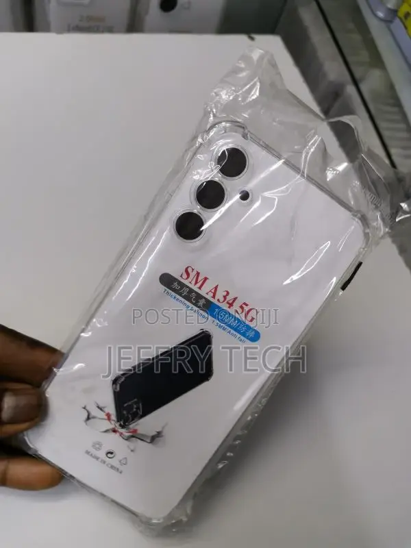 Samsung A34 5G Case Clear Built-in Screen Protector Unisex S