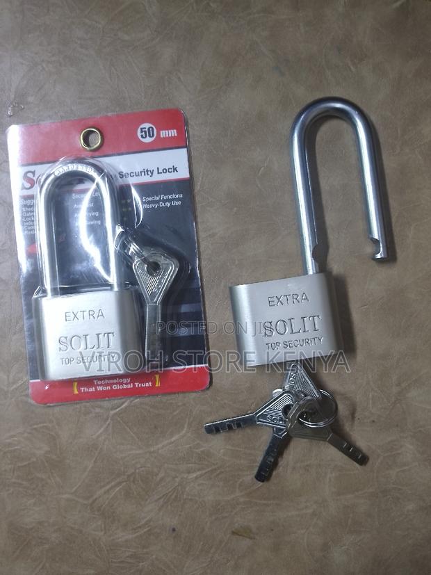 Solit 50mm Long Shackle 4 Keys Security Lock - main view