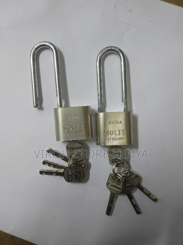 Solit 40mm Long Shackle 4 Keys Top Security Padlock - thumbnail 2