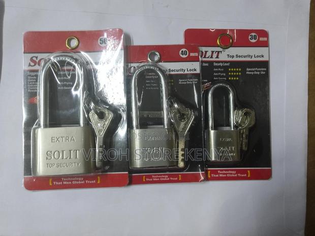 Solit Top Security Padlock Long Shackle Locks