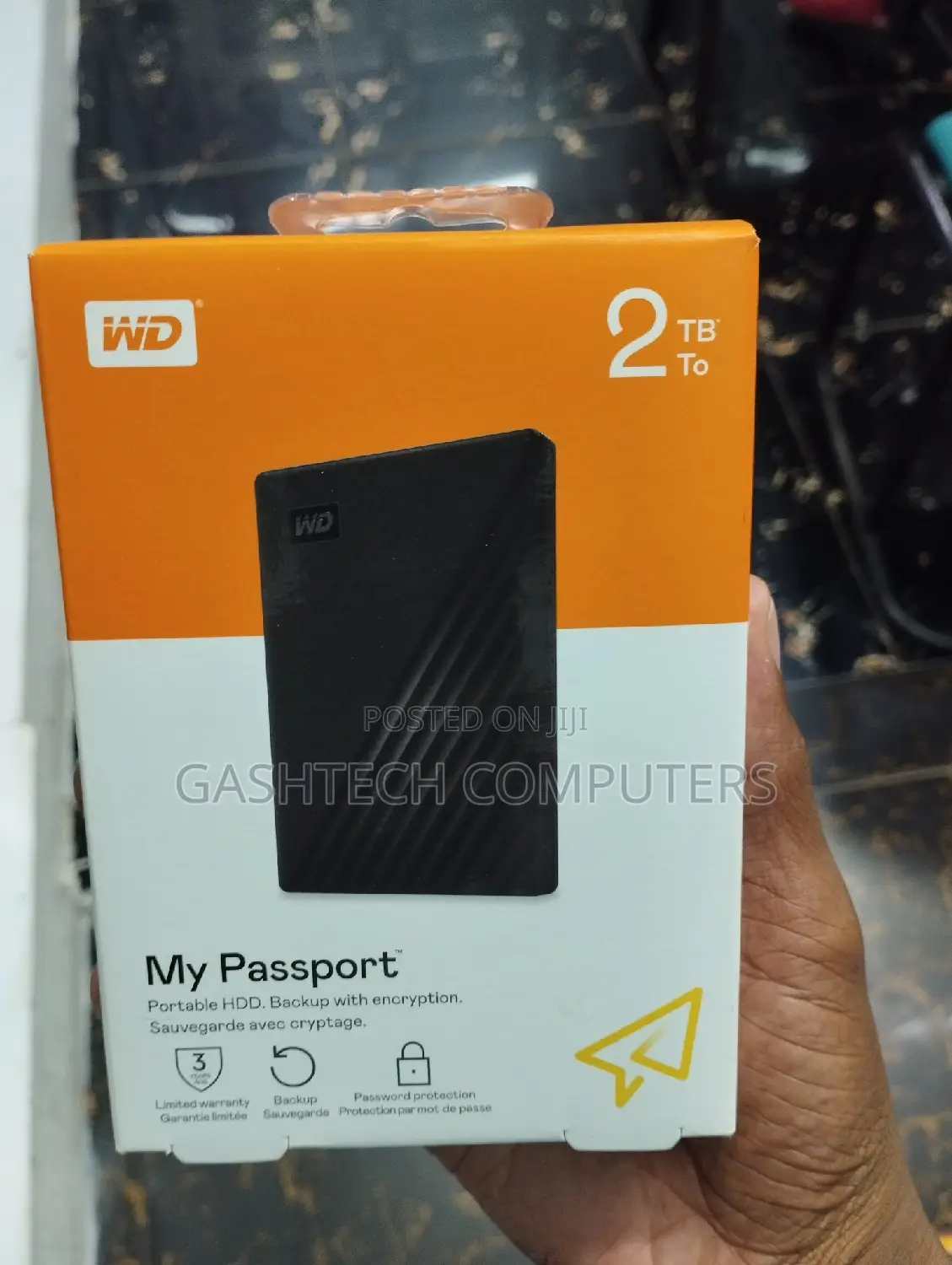 WD My Passport HDD 2tb!! WD 2tb My Passport!! WD 2tb