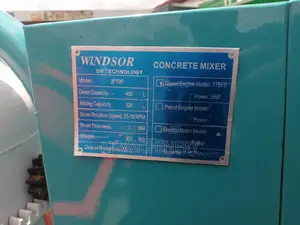 Windsor 400l Concrete Mixer -Heavy Duty Diesel Engine