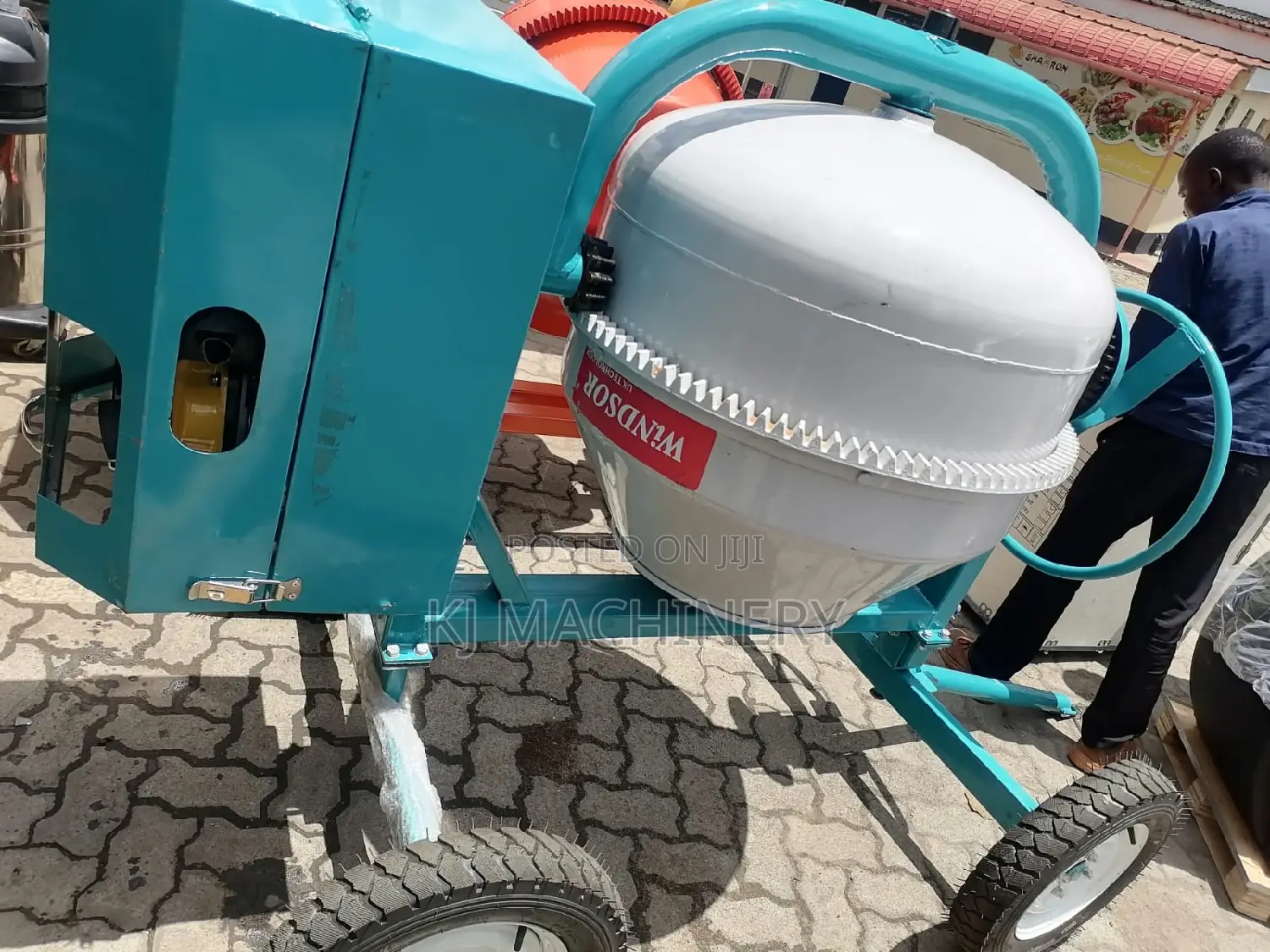 Concrete Mixer 400l Capacity Diesel Engine -178f