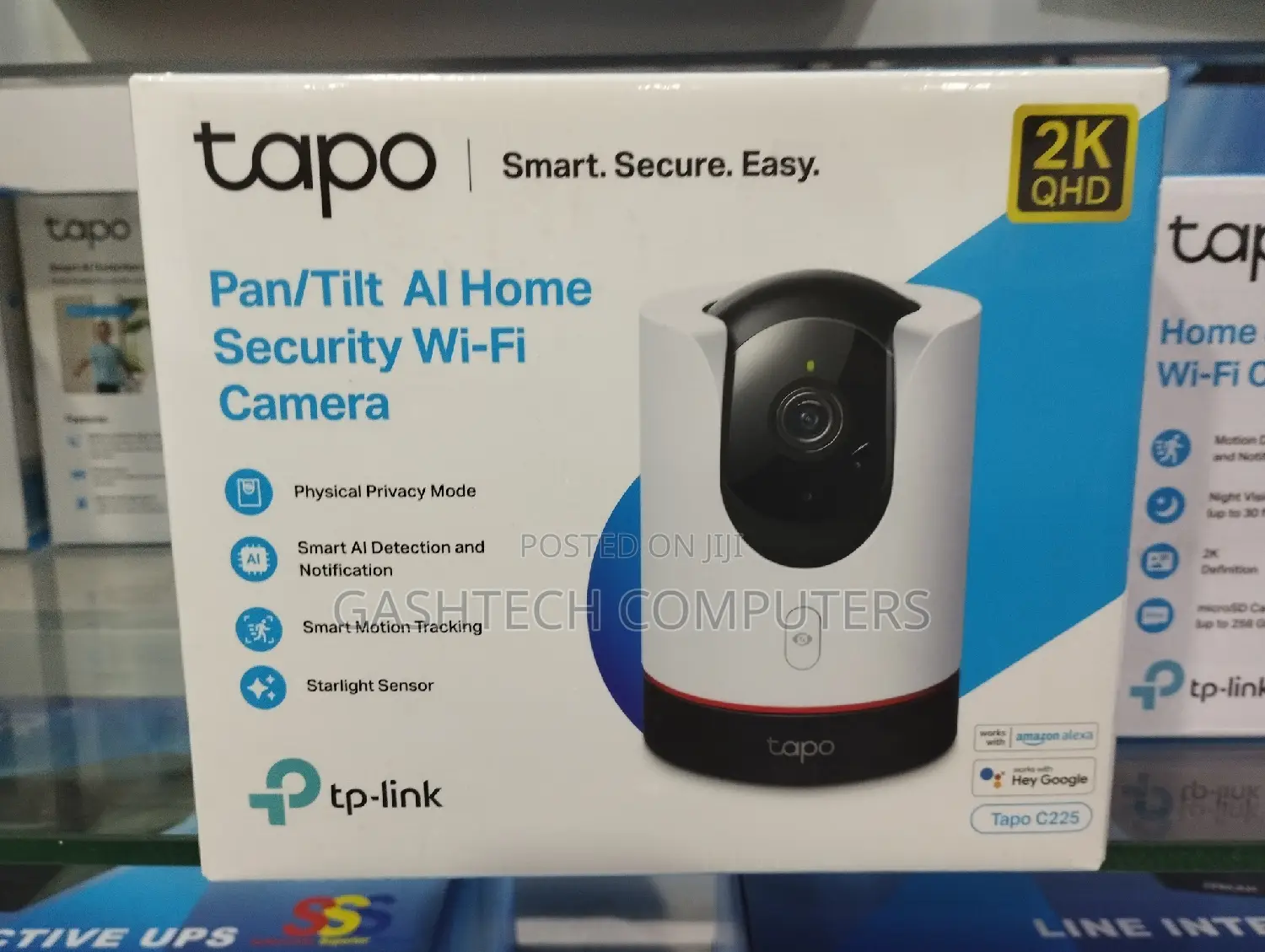 TP-LINK TAPO C225 Pan/Tilt AI Home Security Wi-Fi Camera