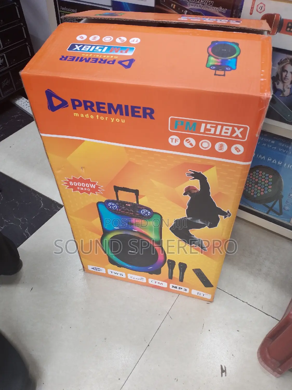 Premier Pm-1518x 15 Inch Powered Speaker