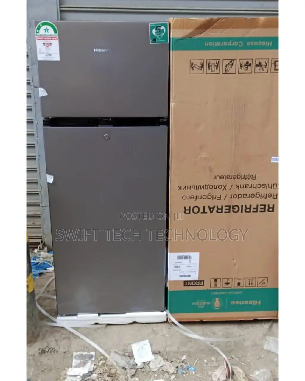 Fridge Hisense 205 Liters Double Door 2 Star